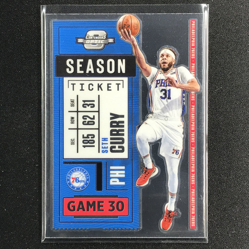 2020-21 Contenders Optic SETH CURRY Season Ticket Base #64