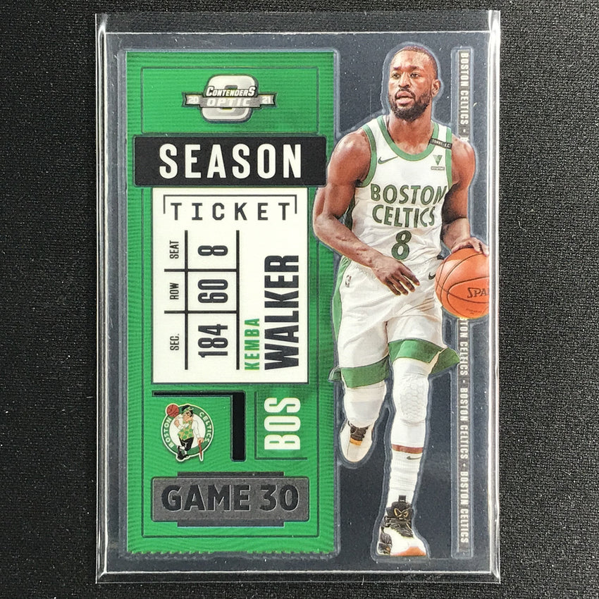 2020-21 Contenders Optic Kemba Walker Season Ticket Base No 76