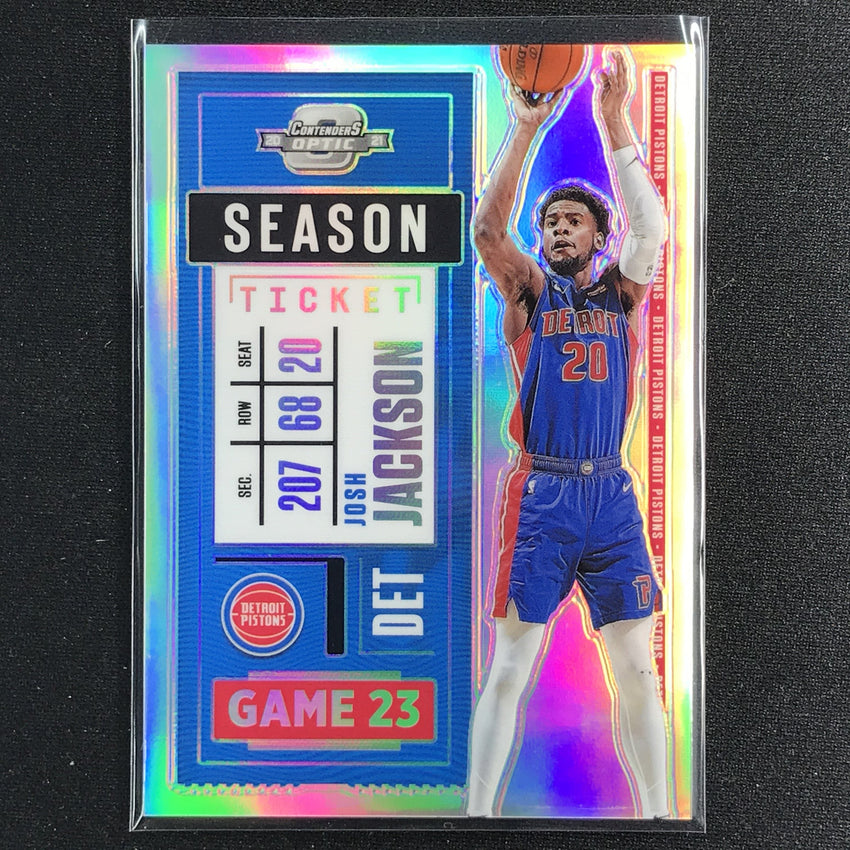 2020-21 Contenders Optic JOSH JACKSON Season Ticket Silver Prizm #6