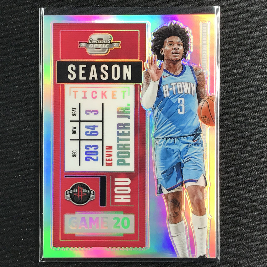 2020-21 Contenders Optic KEVIN PORTER JR. Season Ticket Silver Prizm #12
