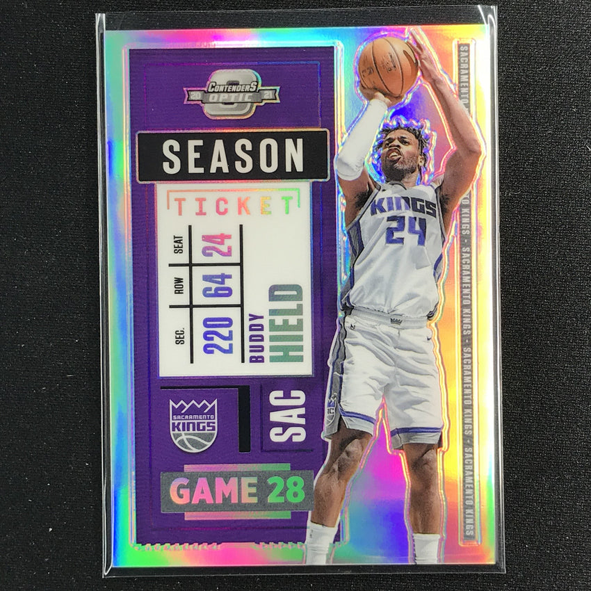 2020-21 Contenders Optic BUDDY HIELD Season Ticket Silver Prizm #28