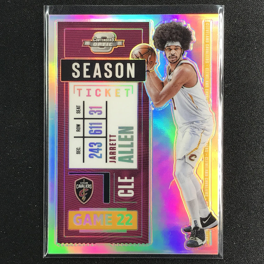 2020-21 Contenders Optic JARRETT ALLEN Season Ticket Silver Prizm #62