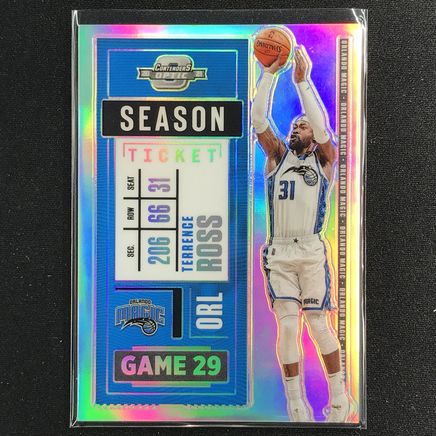 2020-21 Contenders Optic TERRENCE ROSS Season Ticket Silver Prizm #93