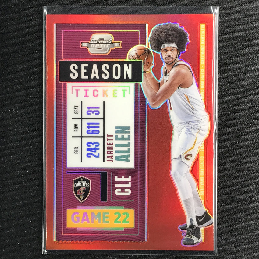 2020-21 Contenders Optic JARRETT ALLEN Season Ticket Red #62