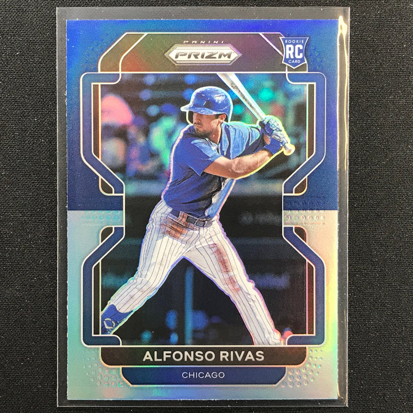 2022 Prizm ALFONSO RIVAS Tier II Rookie Navy Blue Carolina Blue #210