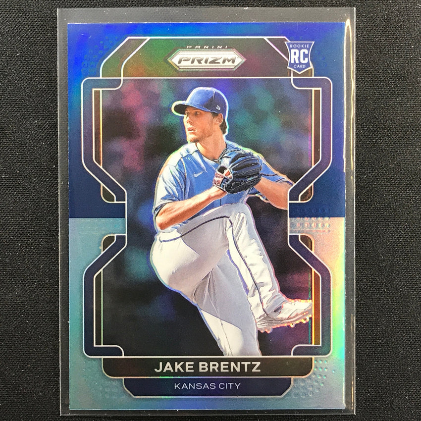 2022 Prizm JAKE BRENTZ Tier III Rookie Navy Blue Carolina Blue #258