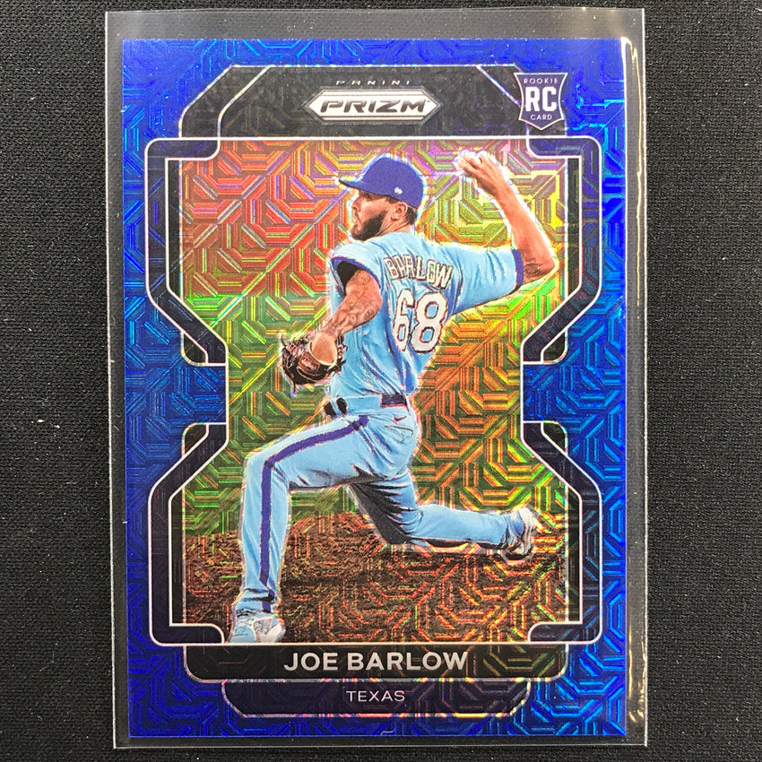 2022 Prizm Joe Barlow Tier I Rookie Blue Mojo /199
