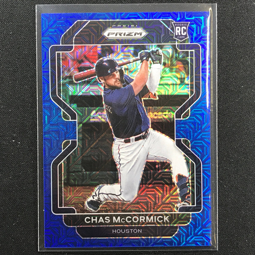 2022 Prizm Chas Mccormick Tier I Rookie Blue Mojo /199
