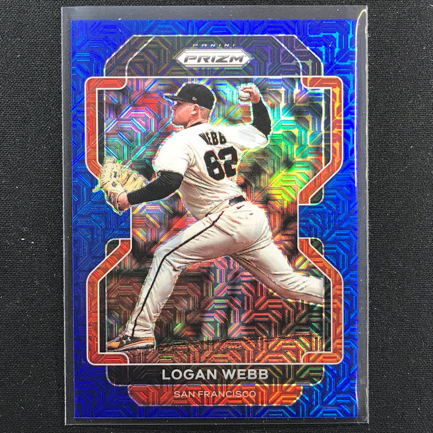 2022 Prizm Logan Webb Tier Ii Blue Mojo /199