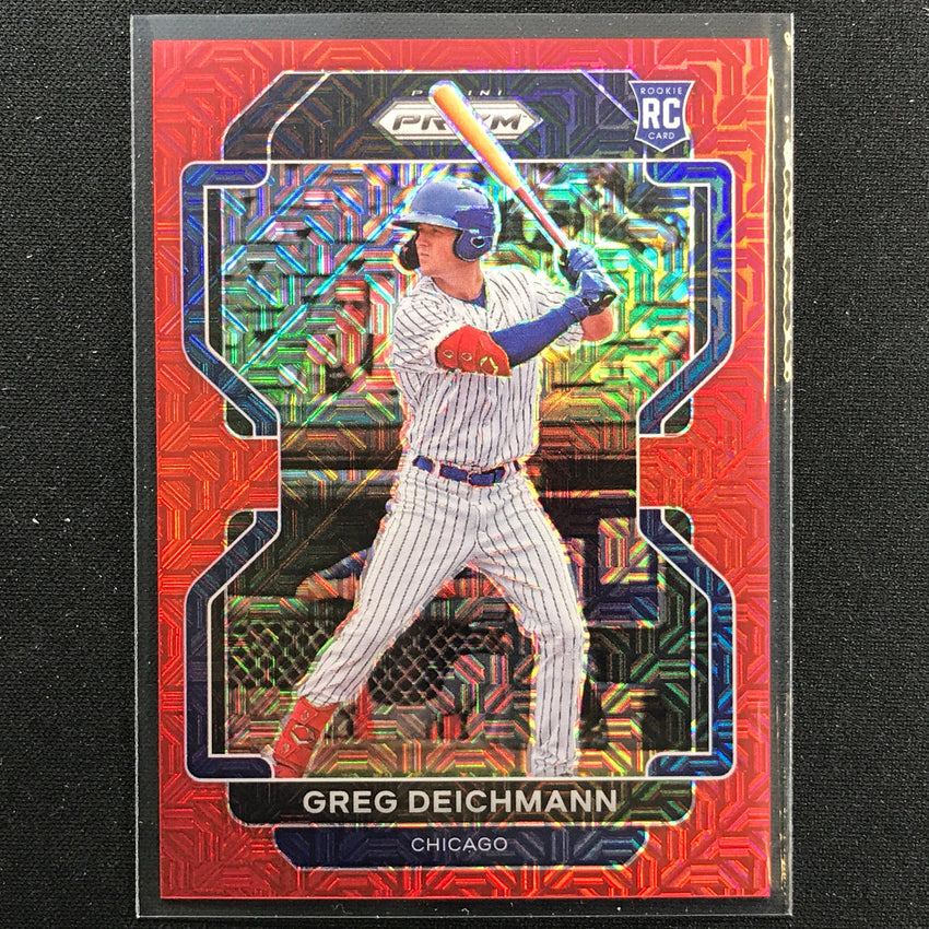 2022 Prizm Greg Deichmann Tier I Rookie Red Mojo /149