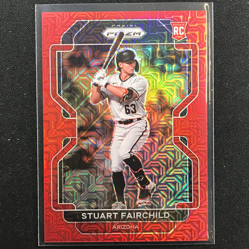 2022 Prizm Stuart Fairchild Tier I Rookie Red Mojo /149