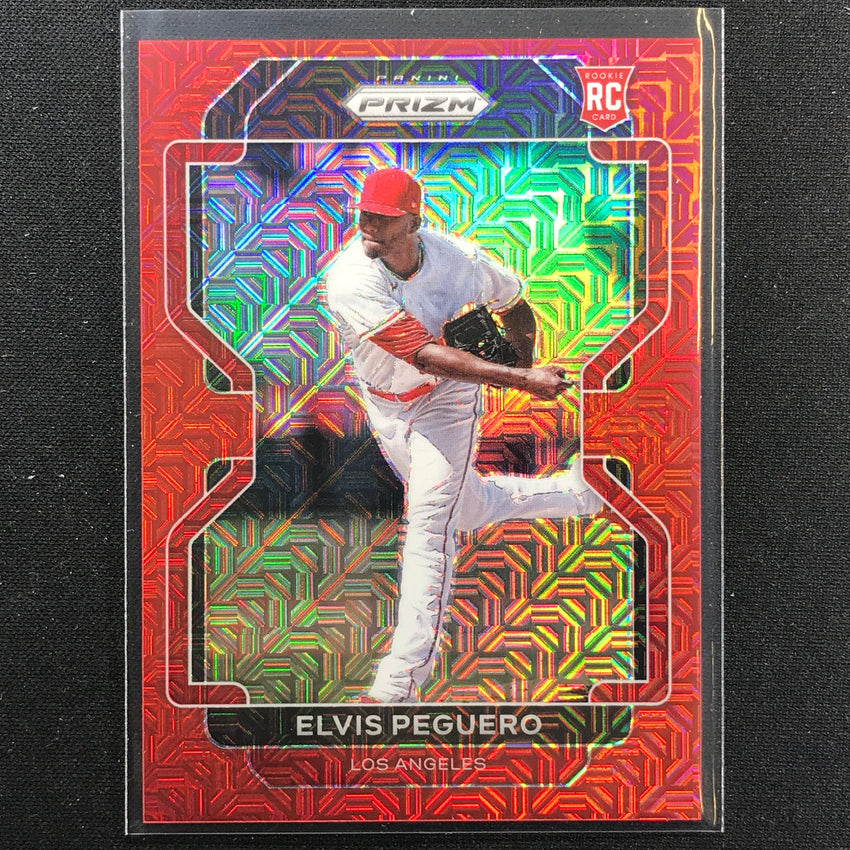 2022 Prizm Elvis Peguero Tier Ii Rookie Red Mojo /149