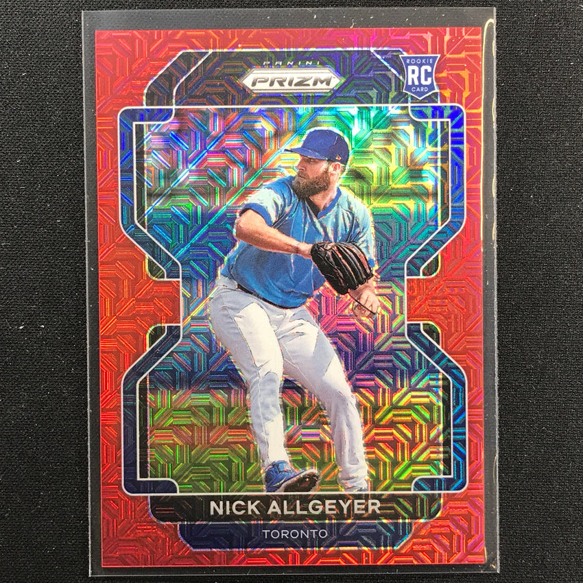 2022 Prizm Nick Allgeyer Tier Ii Rookie Red Mojo /149