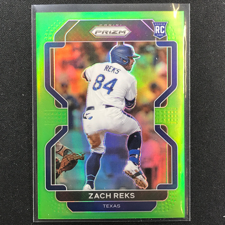 2022 Prizm Zach Reks Tier Ii Rookie Lime Green /125