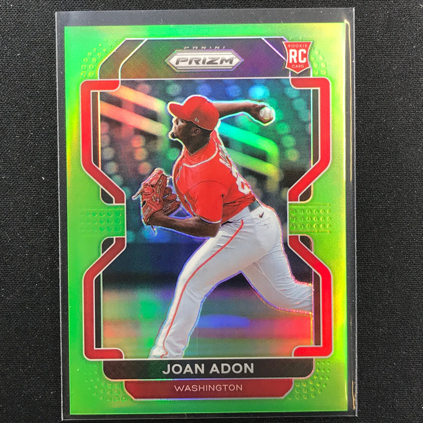 2022 Prizm Joan Adon Tier Ii Rookie Lime Green /125