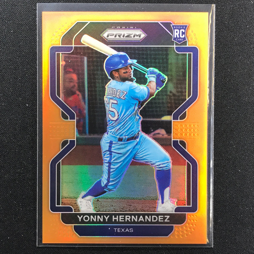 2022 Prizm Yonny Hernandez Tier I Rookie Neon Orange /100