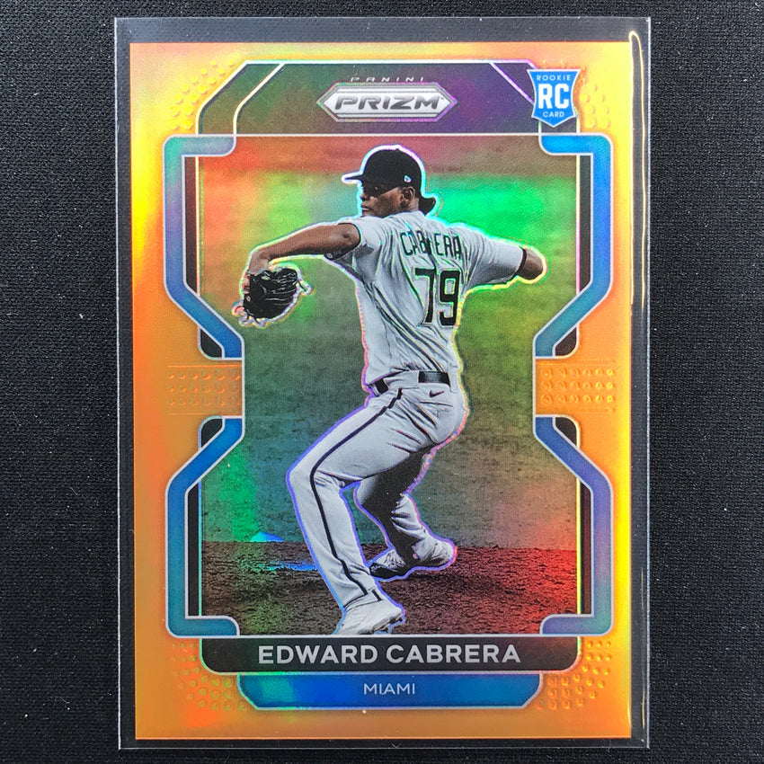 2022 Prizm Edward Cabrera Tier I Rookie Neon Orange /100