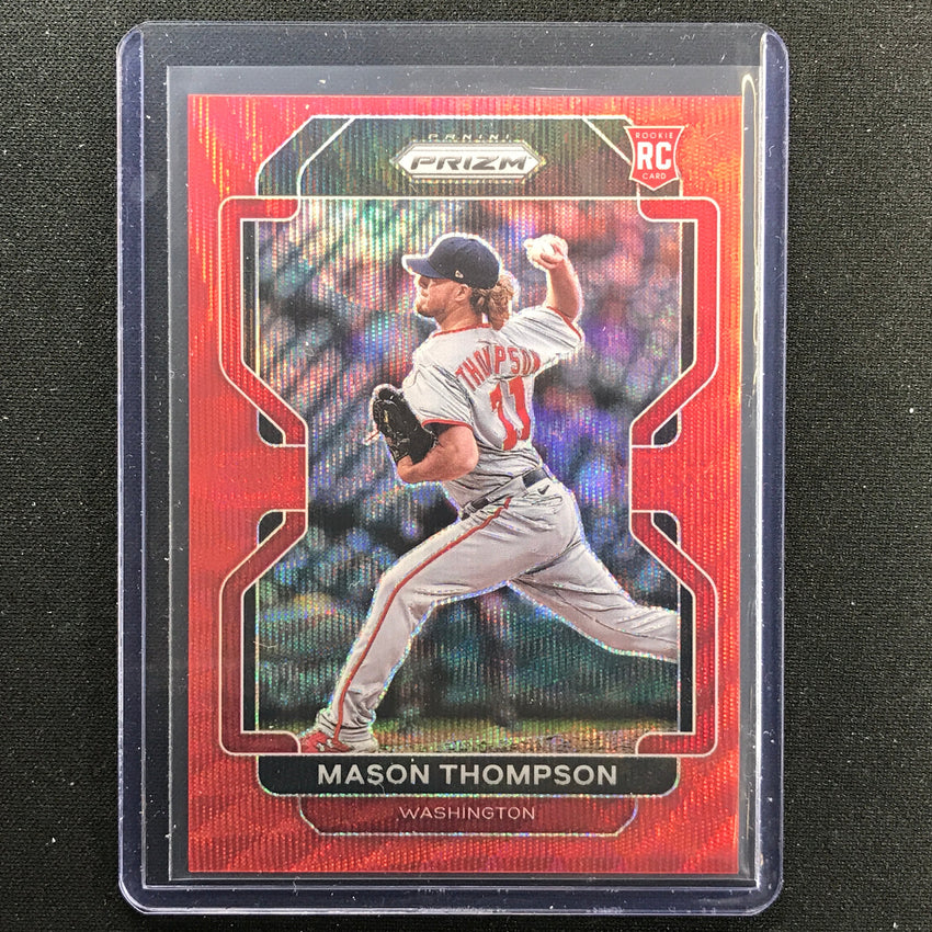 2022 Prizm Mason Thompson Tier I Rookie Red Wave 66/99