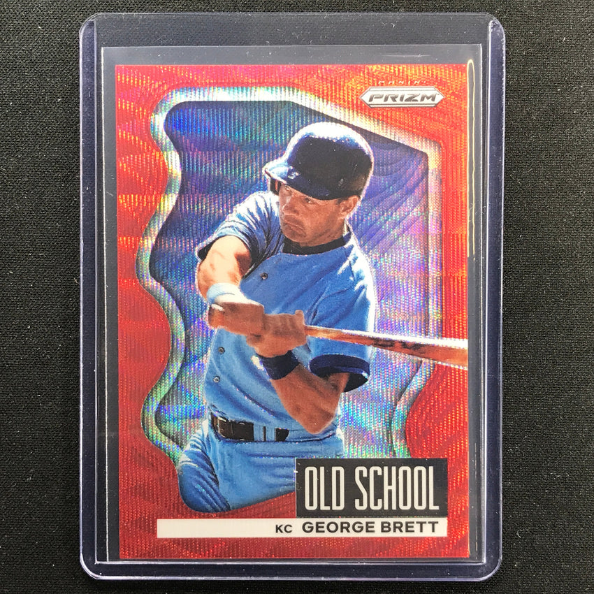 2022 Prizm George Brett Old School Red Wave 51/99