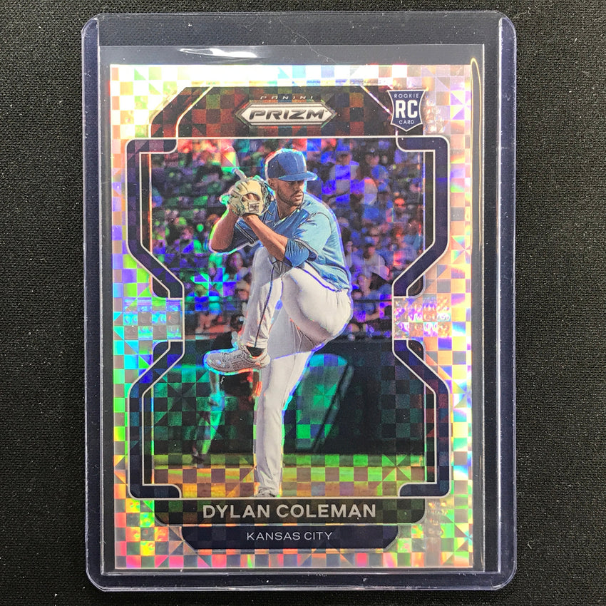 2022 Prizm Dylan Coleman Tier I Rookie Power Plaid 68/75