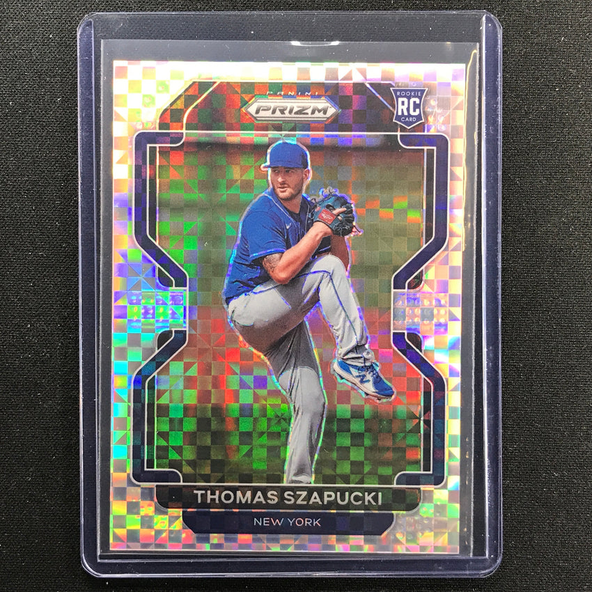 2022 Prizm Thomas Szapucki Tier Ii Rookie Power Plaid 44/75