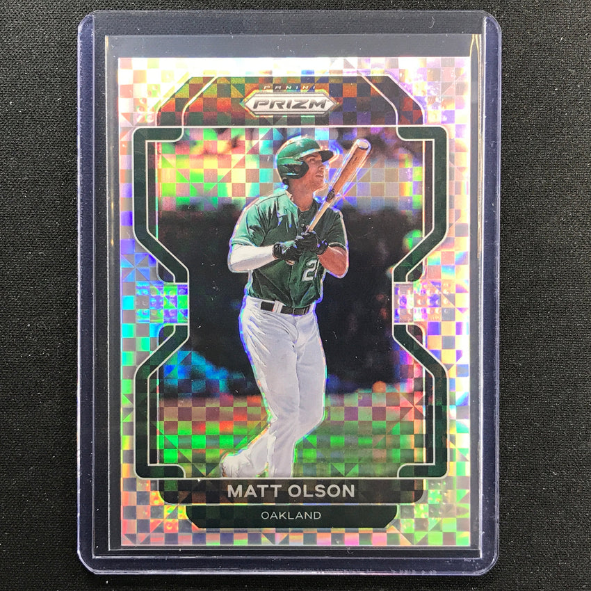 2022 Prizm Matt Olson Tier Ii Power Plaid 26/75