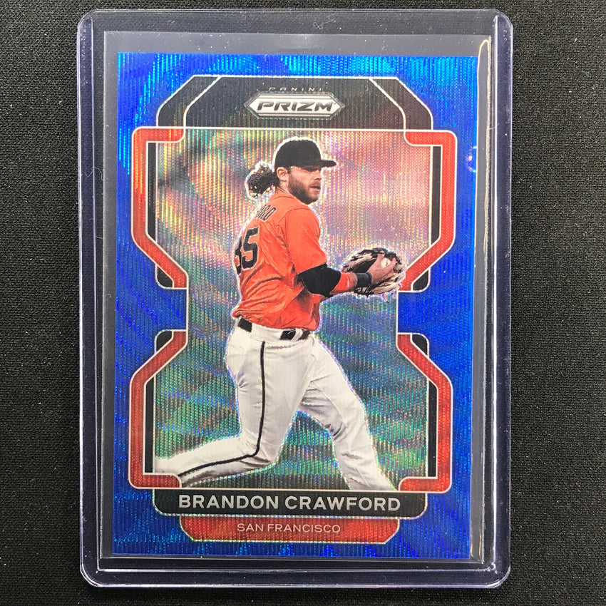 2022 Prizm Brandon Crawford Tier I Blue Wave 26/60