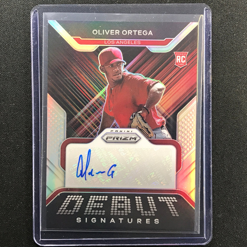 2022 Prizm OLIVER ORTEGA Rookie Debut Signatures Auto Silver #OO