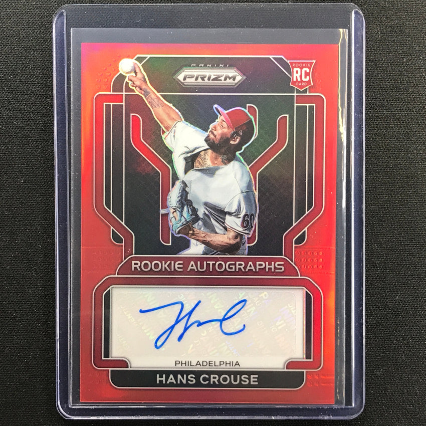 2022 Prizm Hans Crouse Rookie Auto Red 63/99