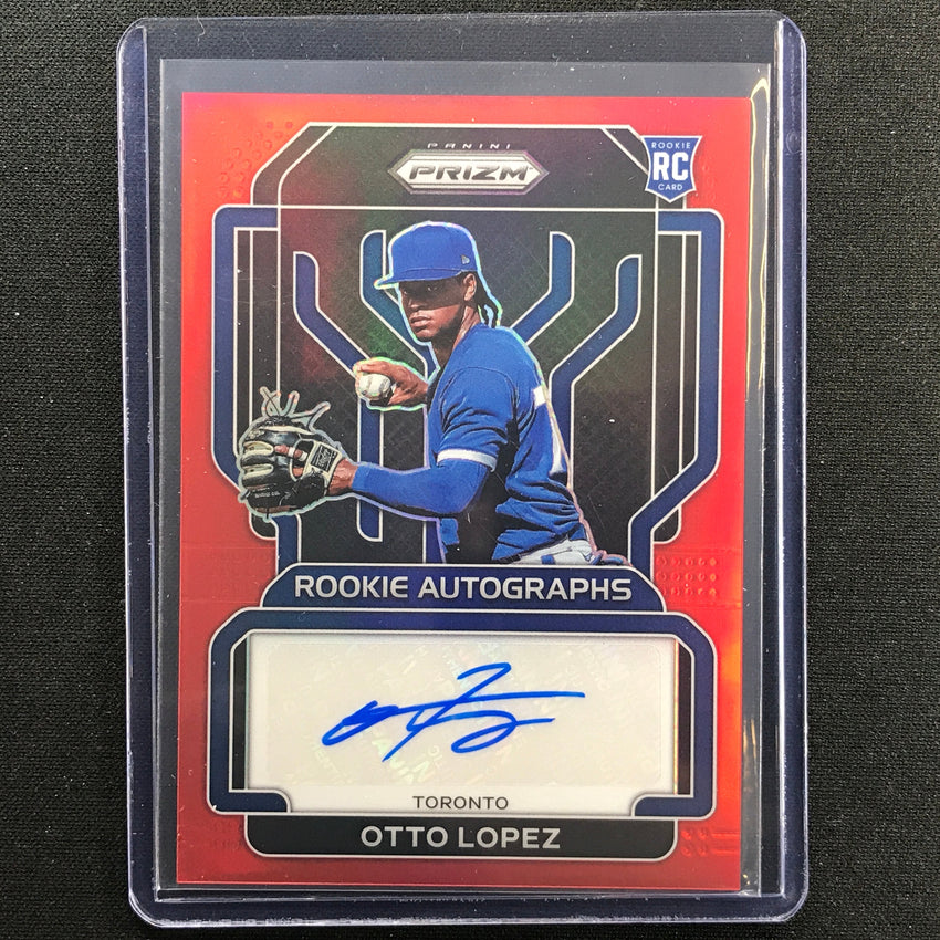 2022 Prizm Otto Lopez Rookie Auto Red 16/99