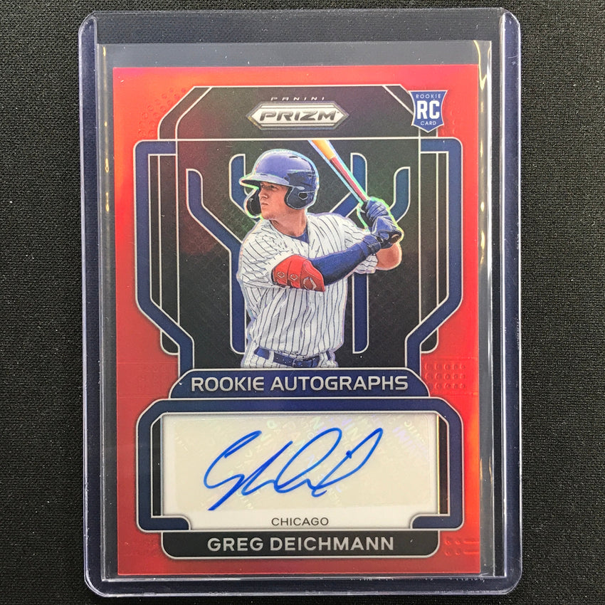 2022 Prizm Greg Deichmann Rookie Auto Red 60/99