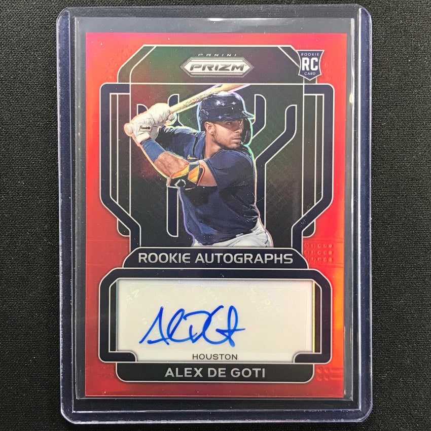 2022 Prizm Alex De Goti Rookie Auto Red 60/99