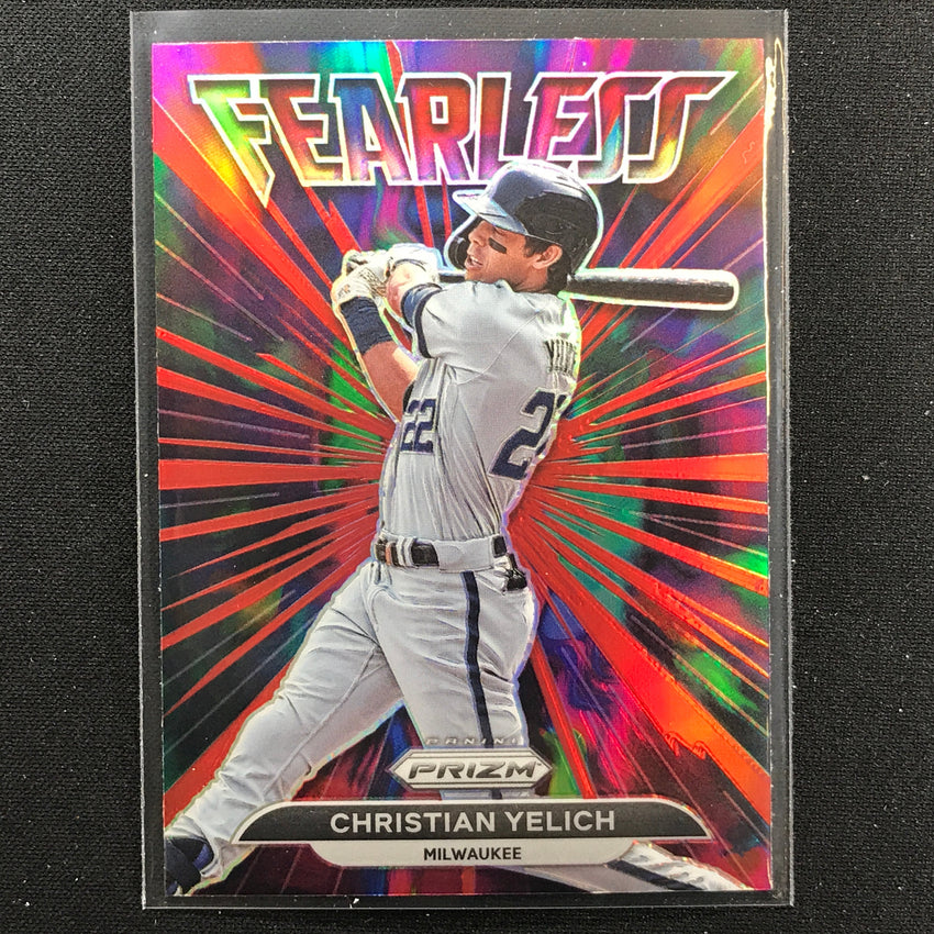 2022 Prizm CHRISTIAN YELICH Fearless Red #7