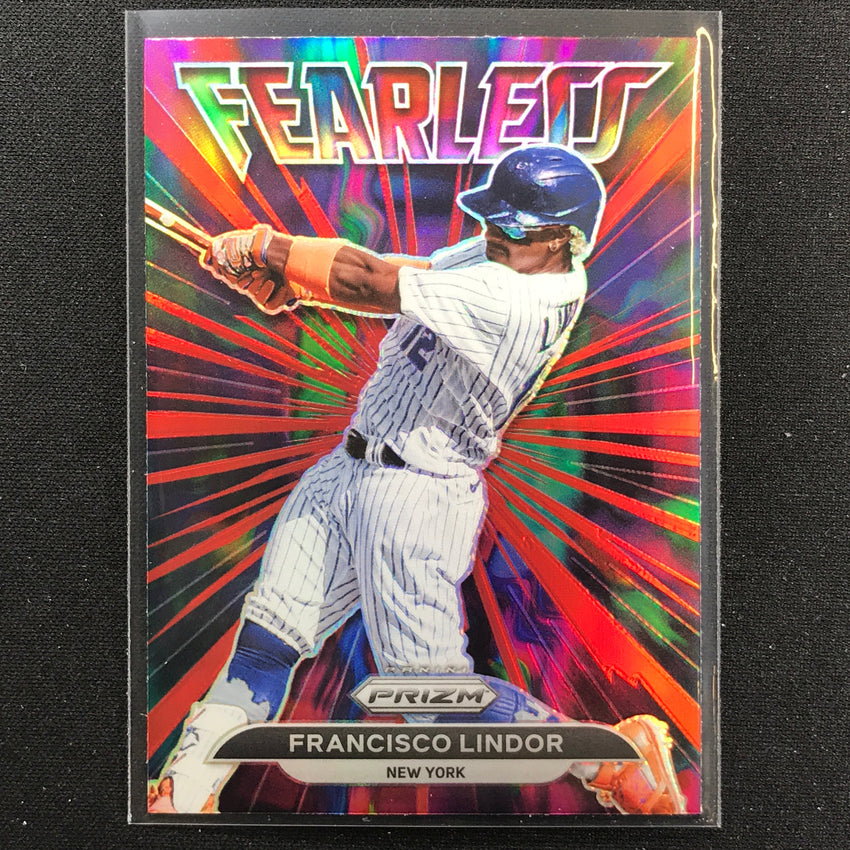 2022 Prizm FRANCISCO LINDOR Fearless Red #13