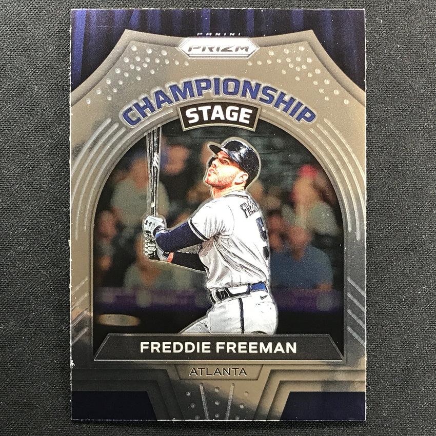 2022 Prizm FREDDIE FREEMAN Championship Stage Base #2