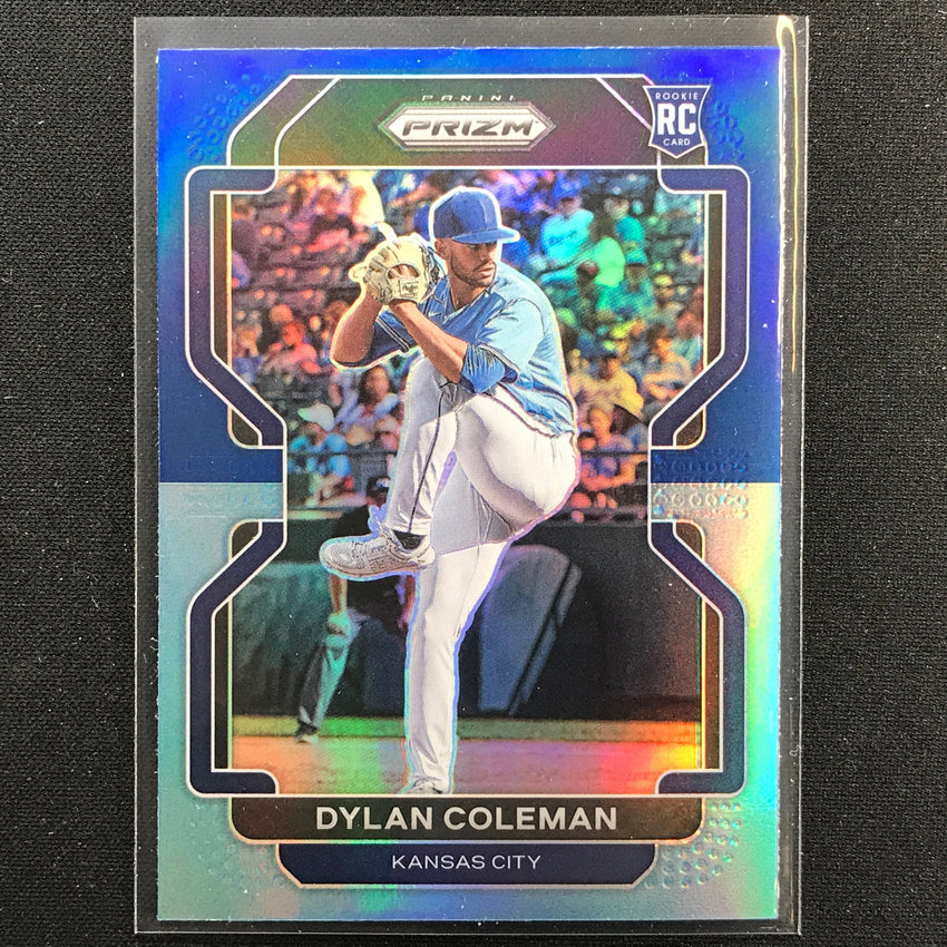 2022 Prizm DYLAN COLEMAN Tier I Rookie Navy Blue Carolina Blue #55