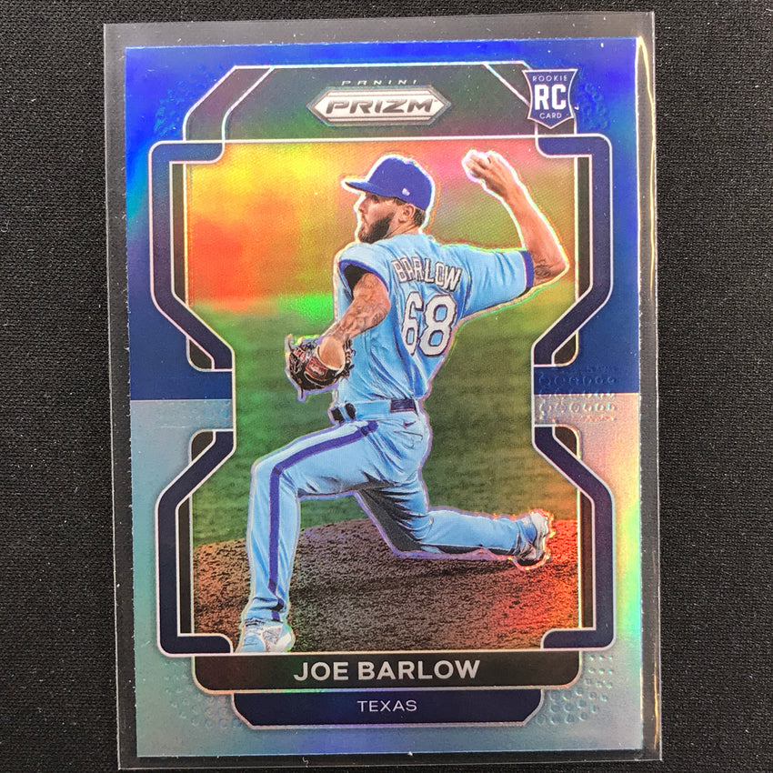 2022 Prizm JOE BARLOW Tier I Rookie Navy Blue Carolina Blue #96