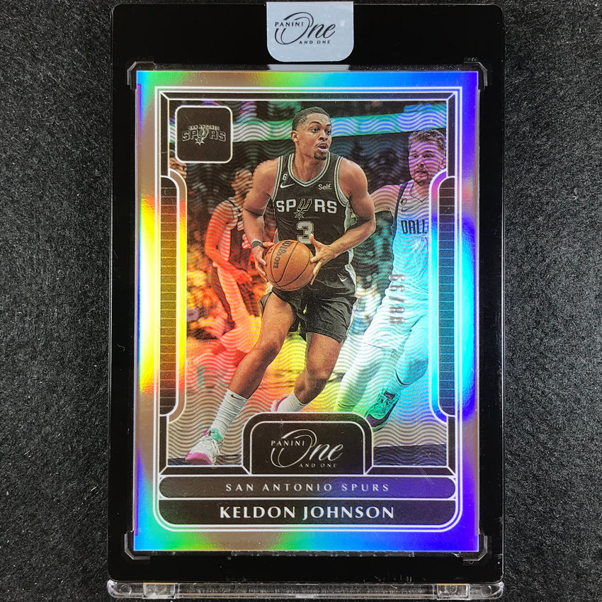 2022-23 One And One Keldon Johnson Base Silver 88/99