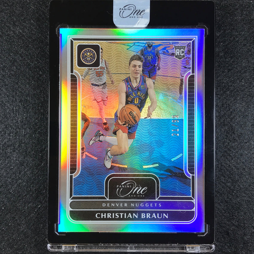 2022-23 One And One Christian Braun Rookie Base Silver 21/99