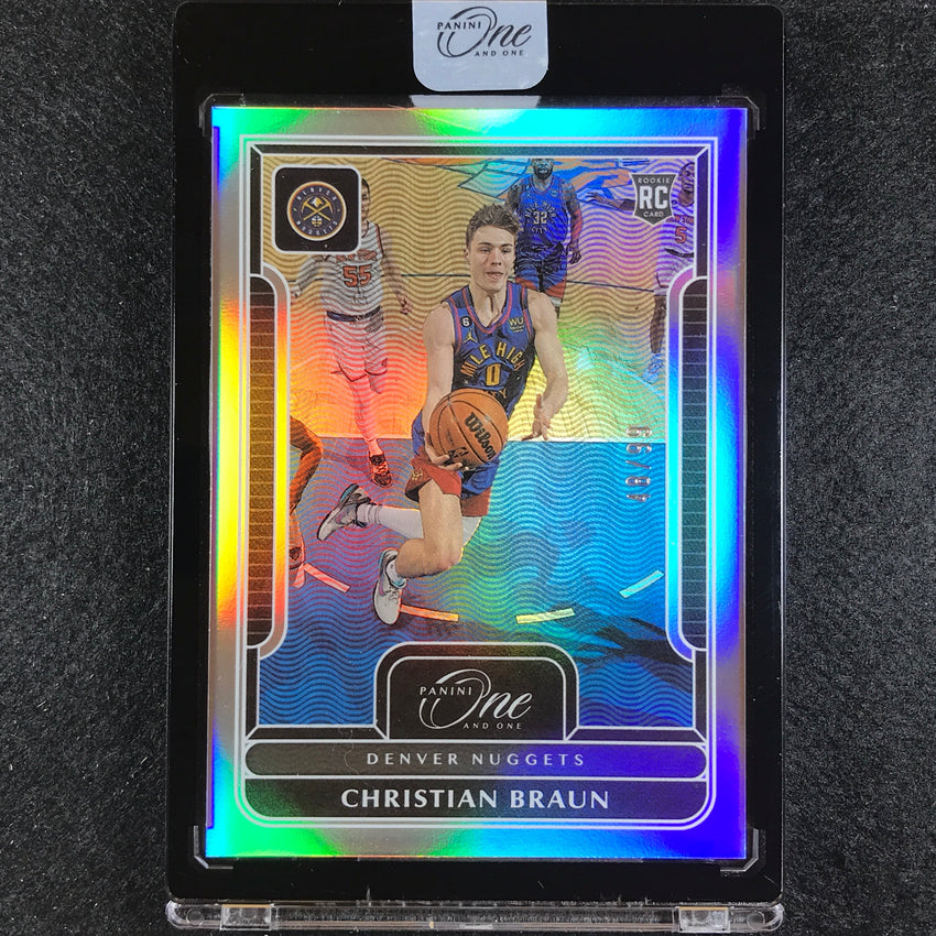 2022-23 One And One Christian Braun Rookie Base Silver 48/99