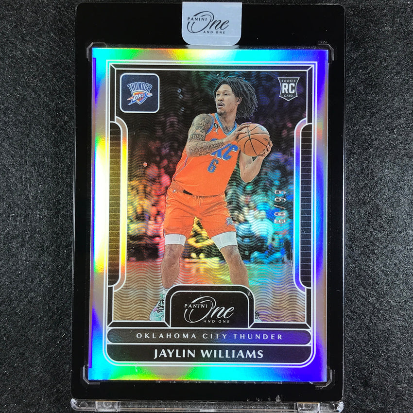 2022-23 One And One Jaylin Williams Rookie Base Silver 58/99