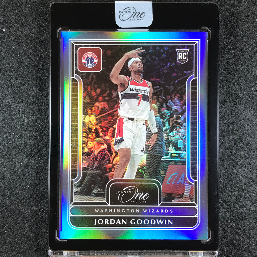 2022-23 One And One Jordan Goodwin Rookie Base Blue 26/40