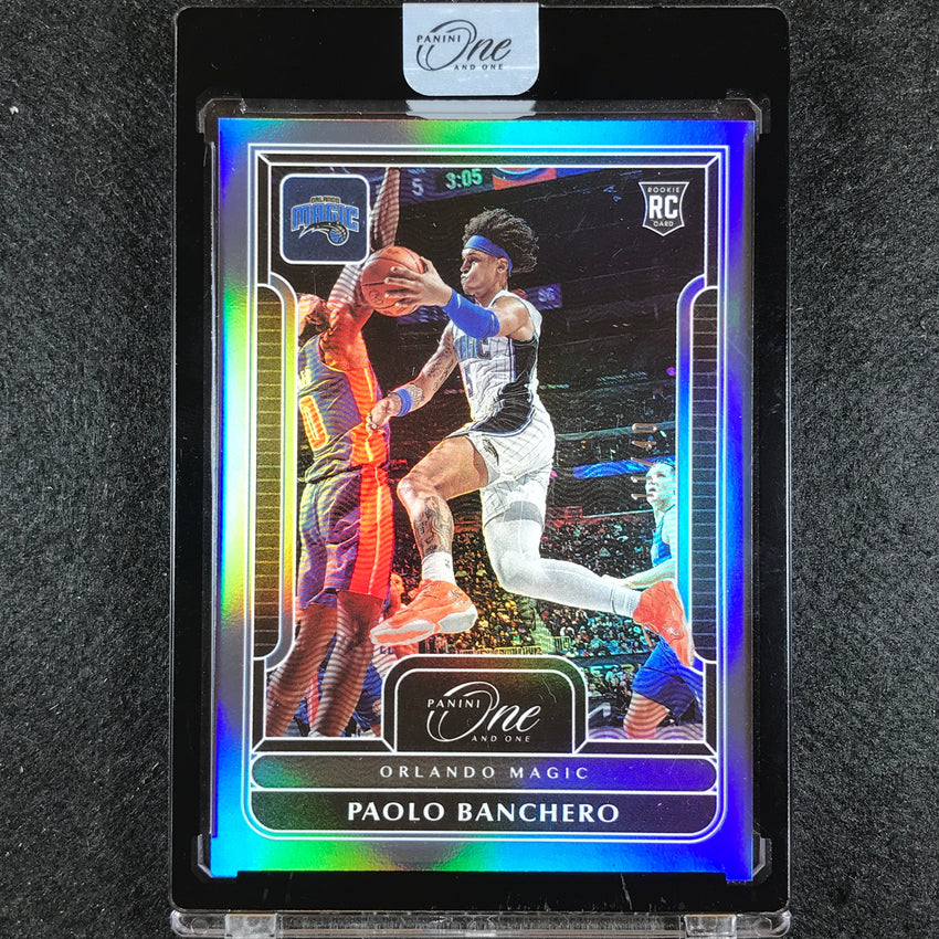 2022-23 One And One Paolo Banchero Rookie Base Blue 11/40