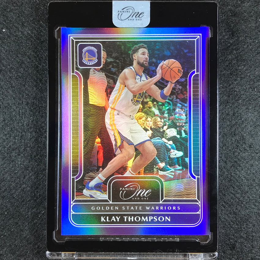 2022-23 One And One Klay Thompson Base Purple 9/25