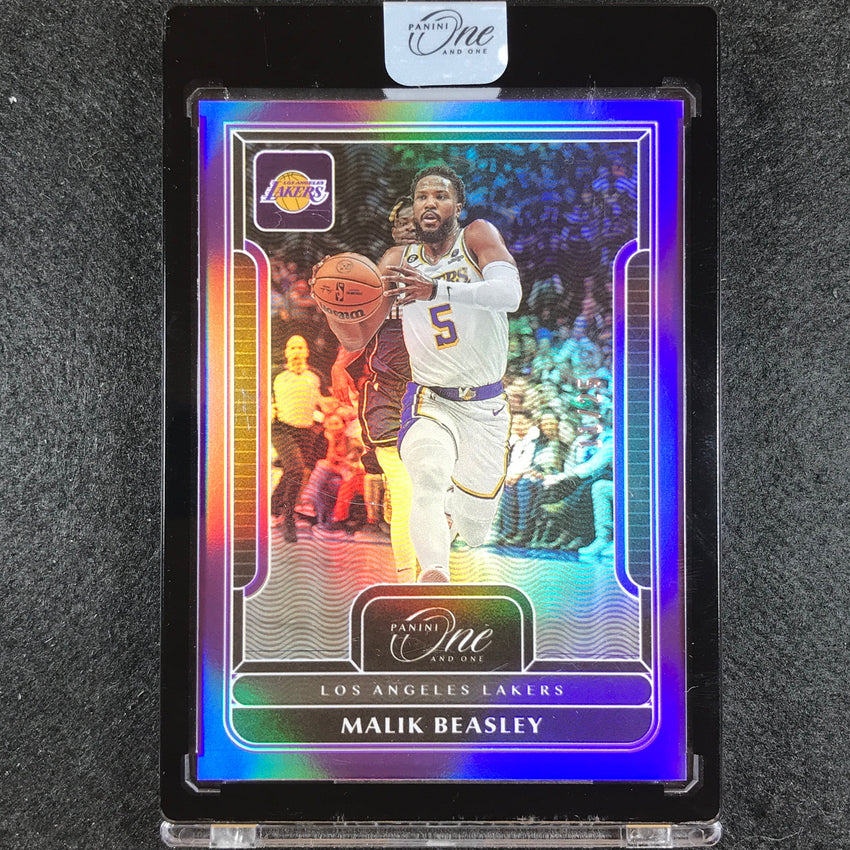 2022-23 One And One Malik Beasley Base Purple 11/25