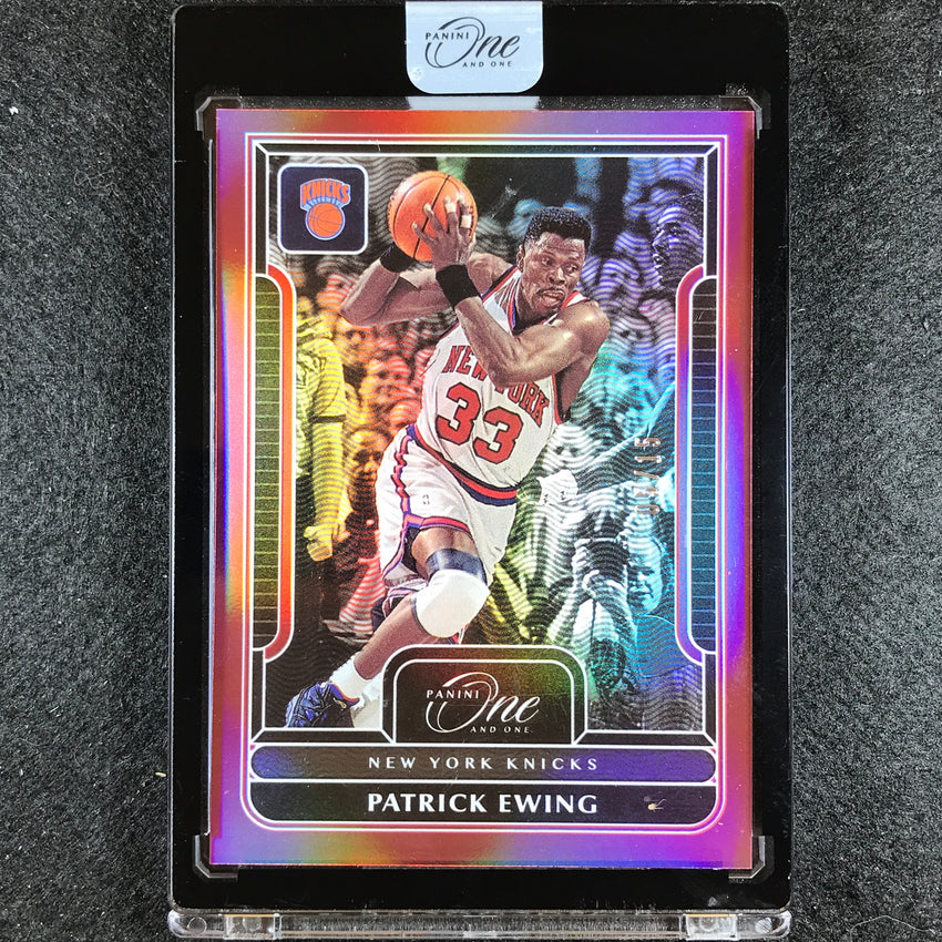 2022-23 One And One Patrick Ewing Legend Base Red 5/15