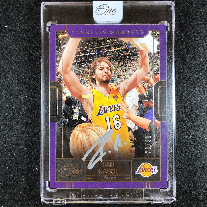 2022-23 One And One Pau Gasol Timeless Moments Vertical Auto 79/99