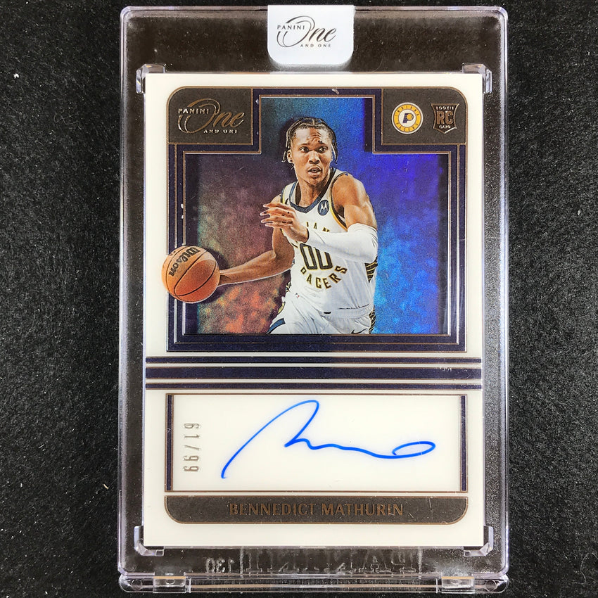 2022-23 One And One Bennedict Mathurin Rookie Autographs 61/99