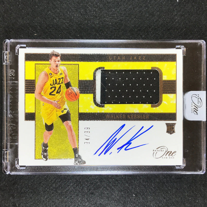 2022-23 One And One Walker Kessler Rookie Patch Auto Silver 94/99