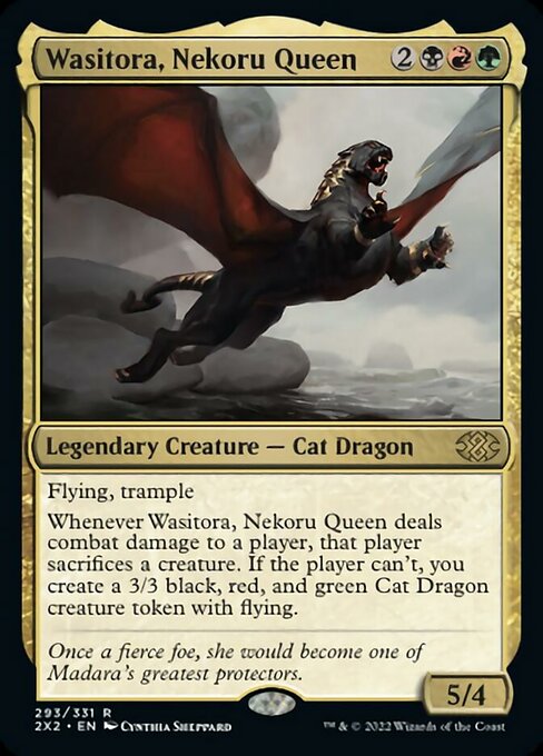 Wasitora, Nekoru Queen 293 /331 - Rare Double Masters 2022